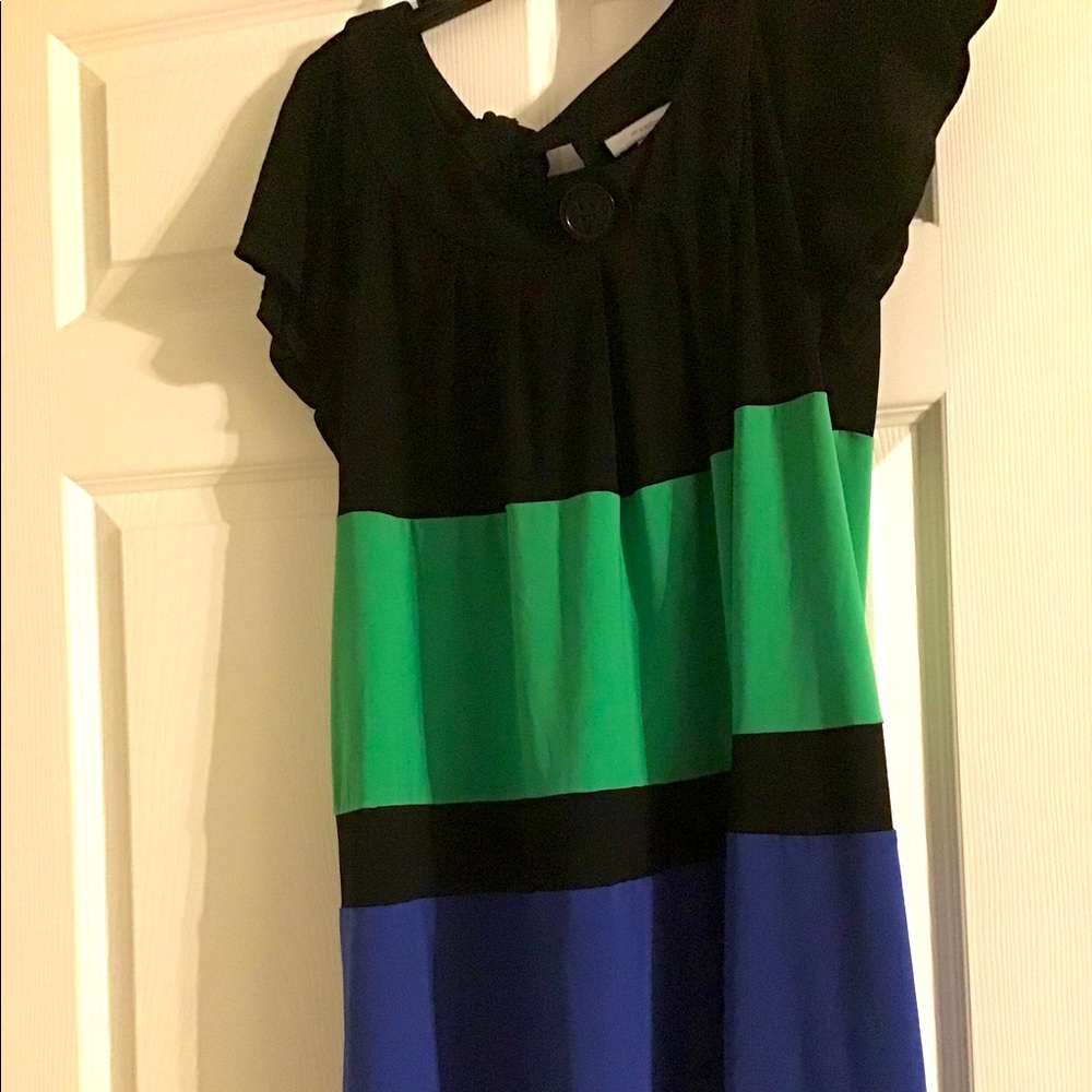 MIDI Color Block Dress